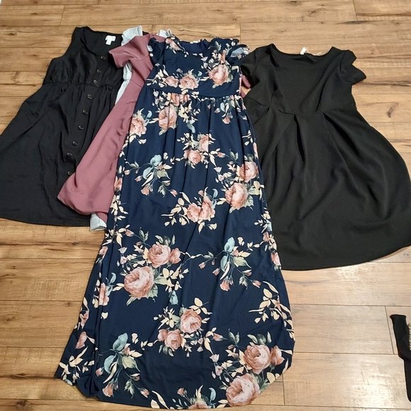 One Lot - Size XL Maternity Dresses and Tops - PINKBLUSH AND Aglow - Picture 2 of 6